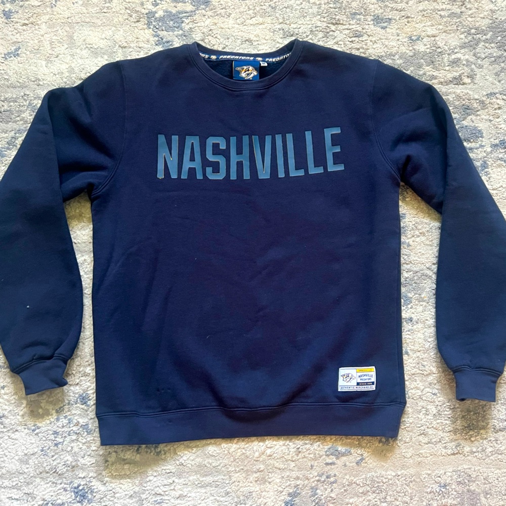 Nashville Predators Heavy Duty Crew Neck Sweatshirt